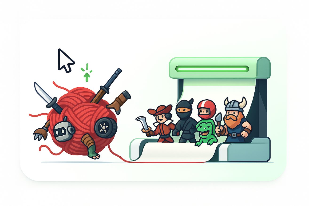 Weavest transforms chaotic game art into cohesive characters